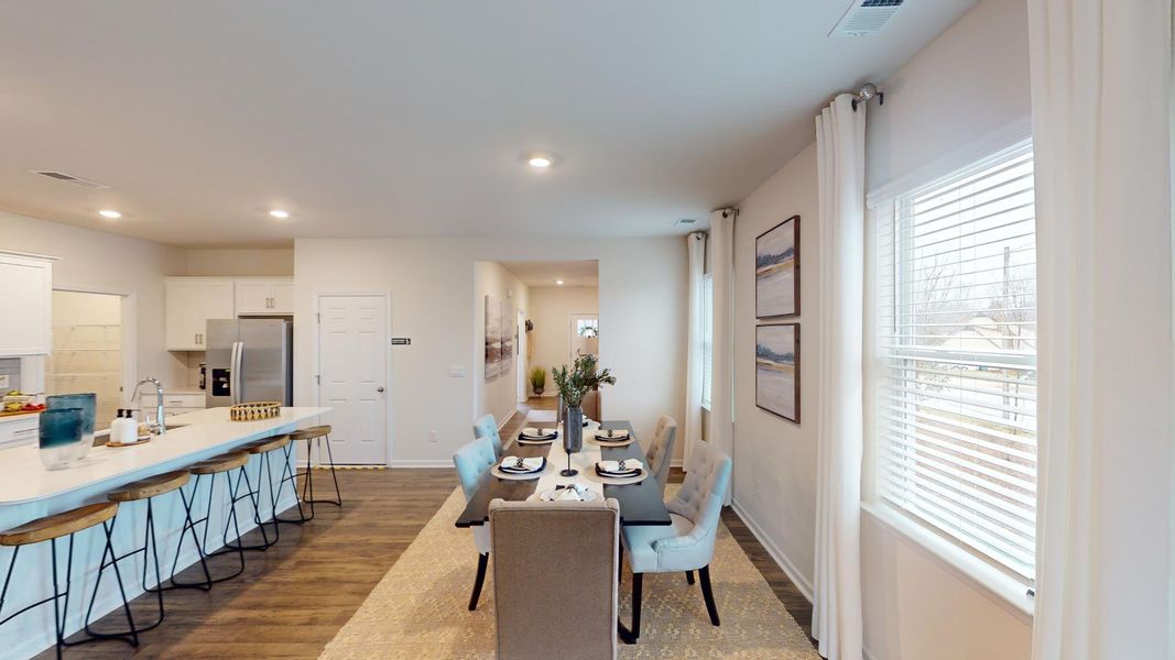 Furnished interior in a model home at Falls at Hickory in Hickory (Image 12). Furnished interior in a model home at Falls at Hickory in Hickory (Image 12).