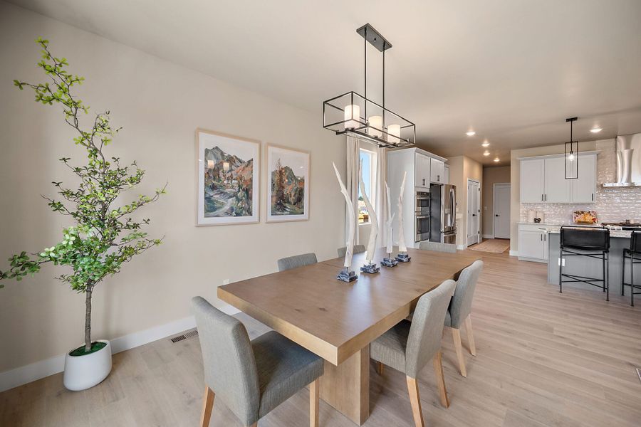 Furnished interior in a model home at The Glen-12 in Colorado Springs (Image 24).
