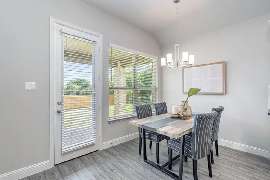 Furnished interior in a model home at Ten Mile Creek Estates in DeSoto (Image 19). Furnished interior in a model home at Ten Mile Creek Estates in DeSoto (Image 19).