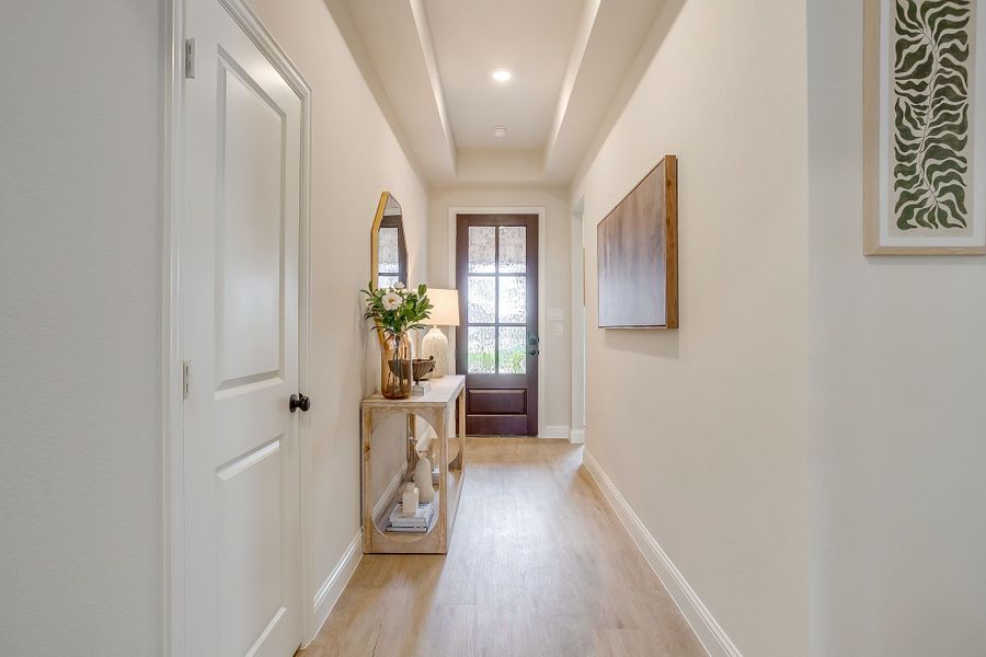 Furnished interior in a model home at Creekside in Royse City (Image 81).