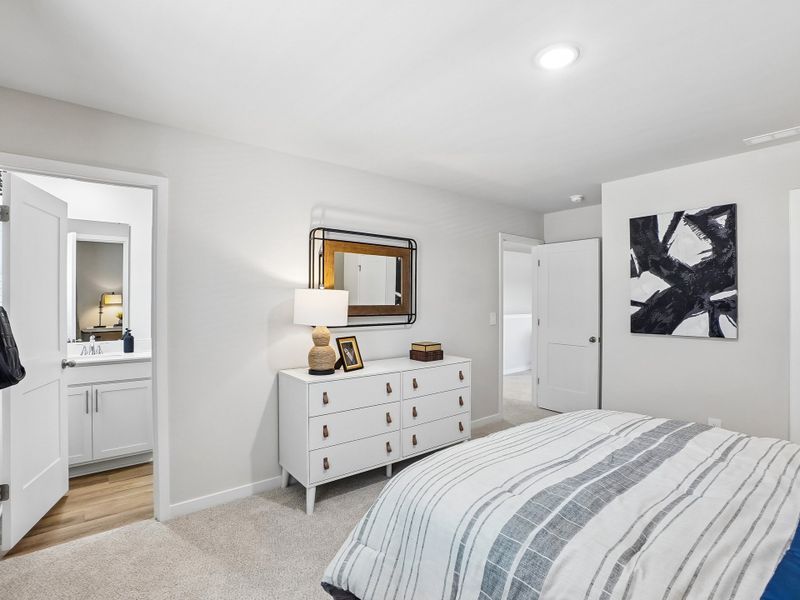 Furnished interior in a model home at Avalon Place - Signature Series in Durham (Image 15). Furnished interior in a model home at Avalon Place - Signature Series in Durham (Image 15).