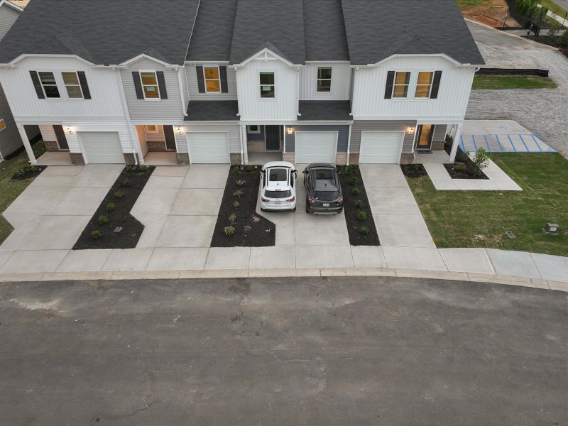 Welcome home to the Amber floorplan modeled at Valentine Townes in Greer, SC.