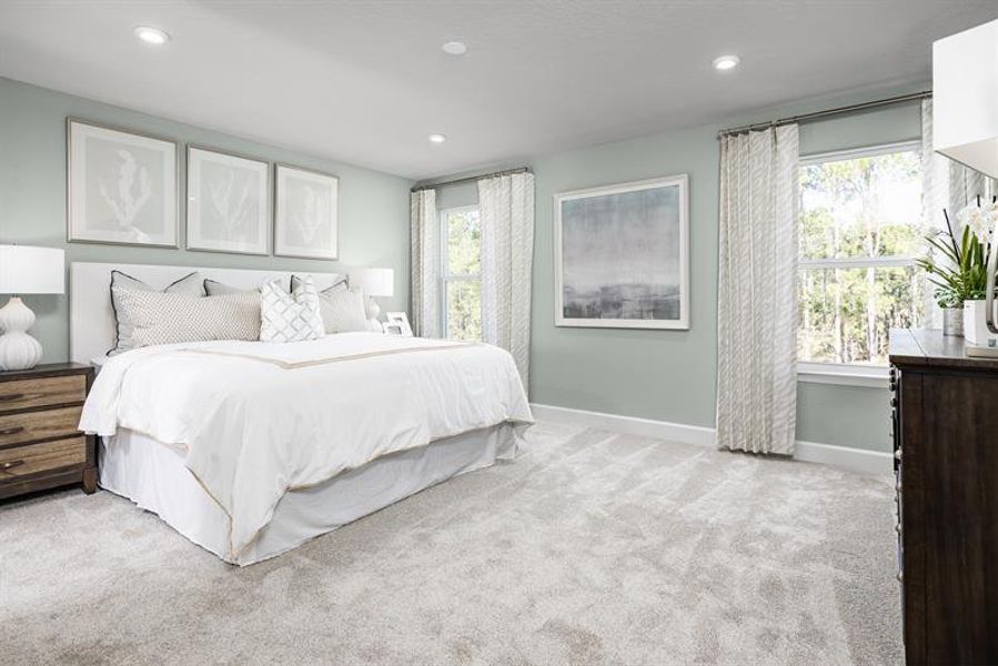 Furnished interior in a model home at Villa Mar in Winter Haven (Image 8).