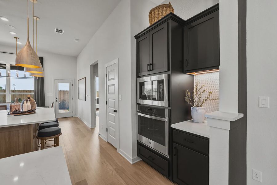 Furnished interior in a model home at Confluence in Marion (Image 15).