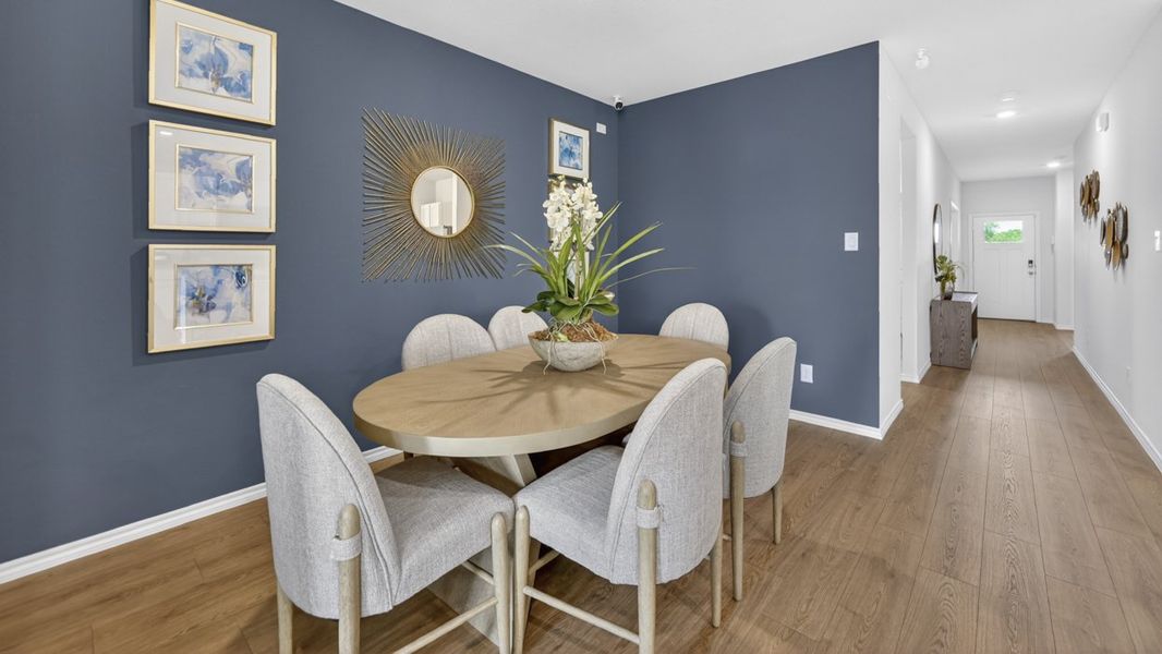 Furnished interior in a model home at The Hills of Sherman in Sherman (Image 29).