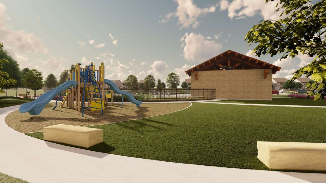 Retreat at Fossil Creek Playground Rendering