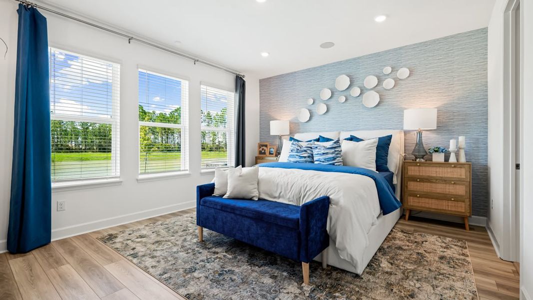 Furnished interior in a model home at Hammock at Two Rivers in Zephyrhills (Image 12). Furnished interior in a model home at Hammock at Two Rivers in Zephyrhills (Image 12).