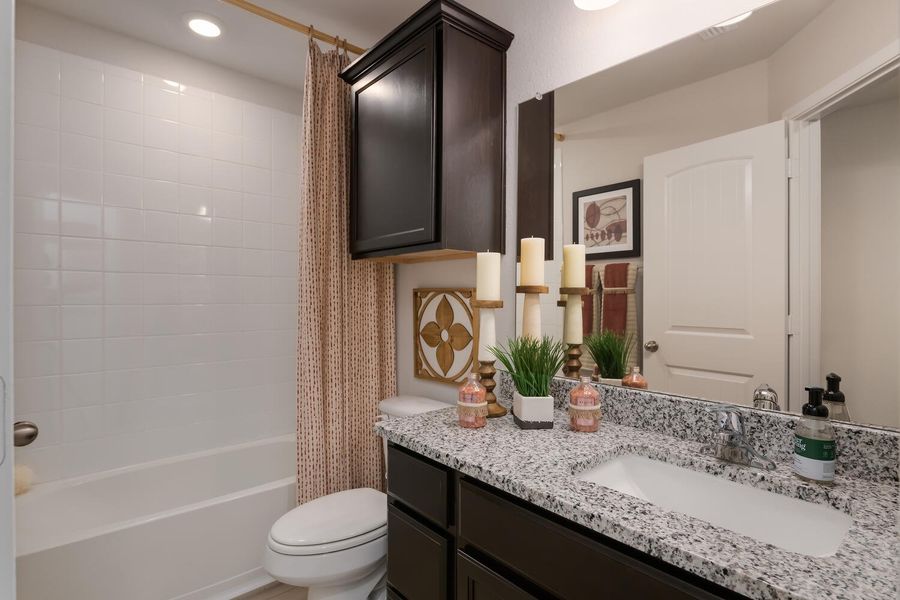 Furnished interior in a model home at Foxborough in Waco (Image 17). Furnished interior in a model home at Foxborough in Waco (Image 17).