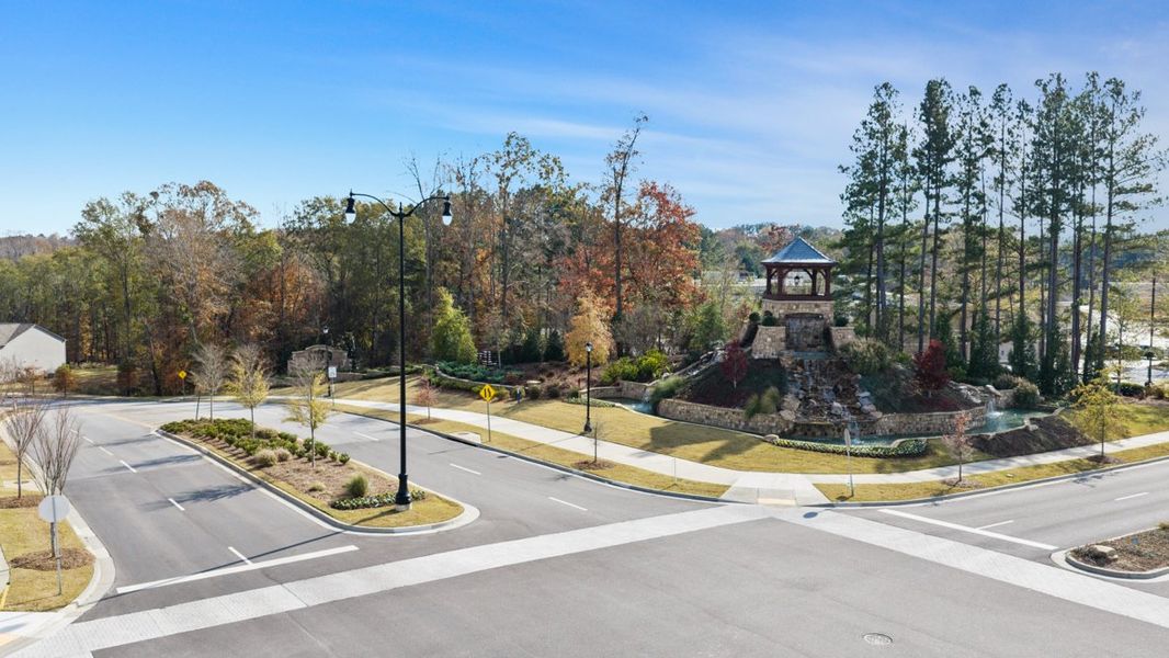 Entrance to the Braselton Village community in Braselton, GA, featuring signage and landscaping (Image 25).