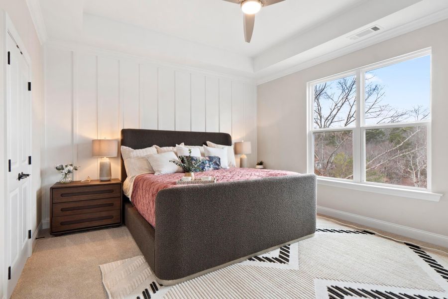 Furnished interior in a model home at Heritage Walk in Chattanooga (Image 24).