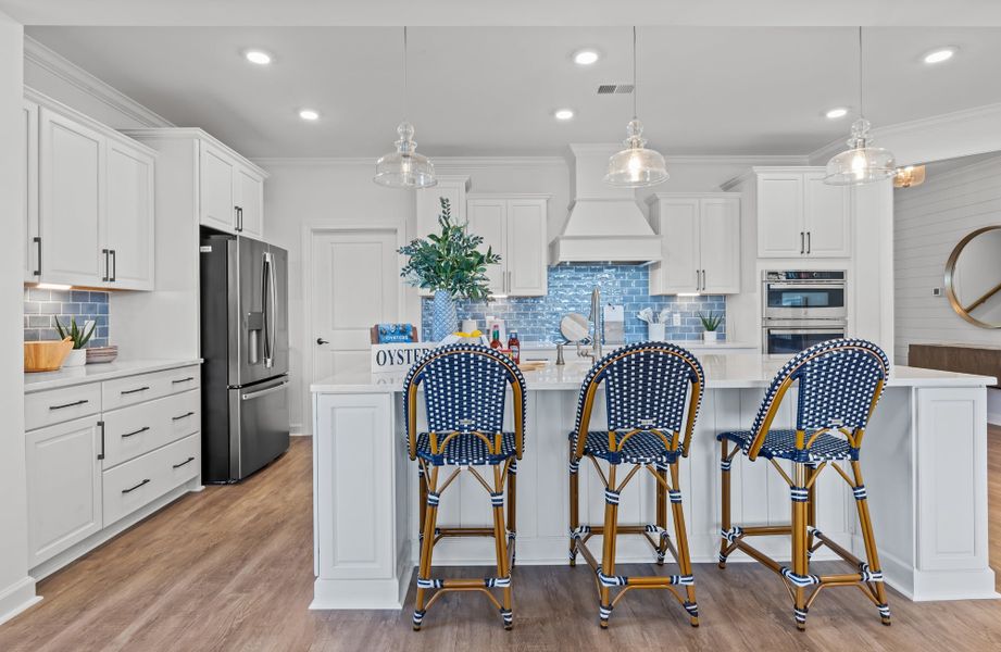 Furnished interior in a model home at Riverwalk Single Family in Leland (Image 9).