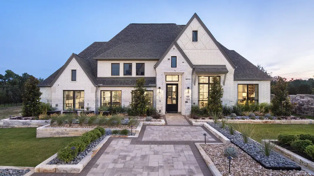 Front exterior of a home in the Parten 75'/85' community, located in Austin, TX (Image 3).