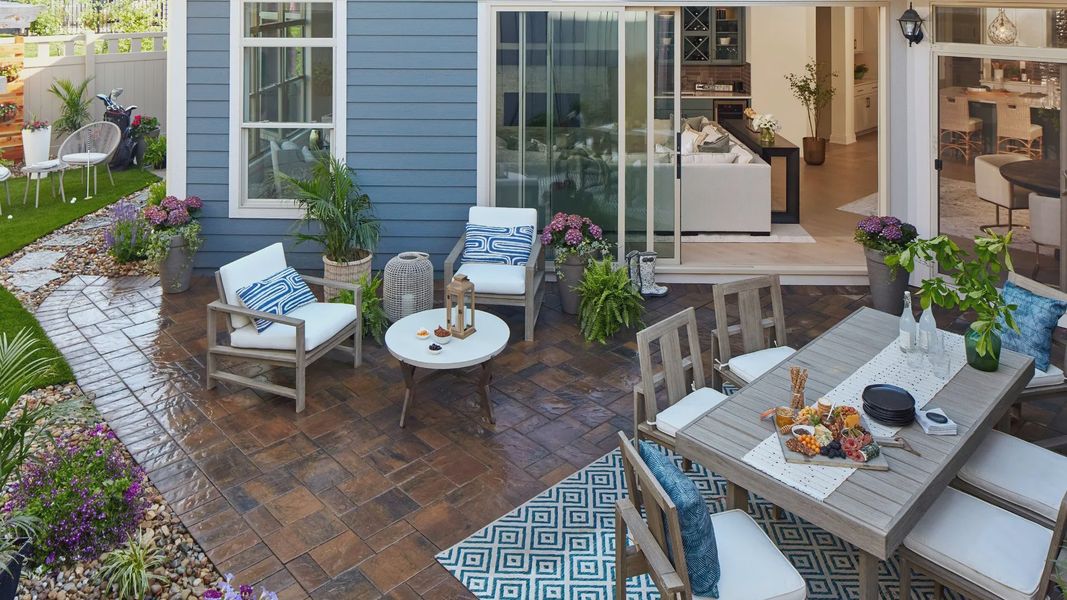 Exterior details of a home in The Courtyards at Bailey Farms, Dacula (Image 15).