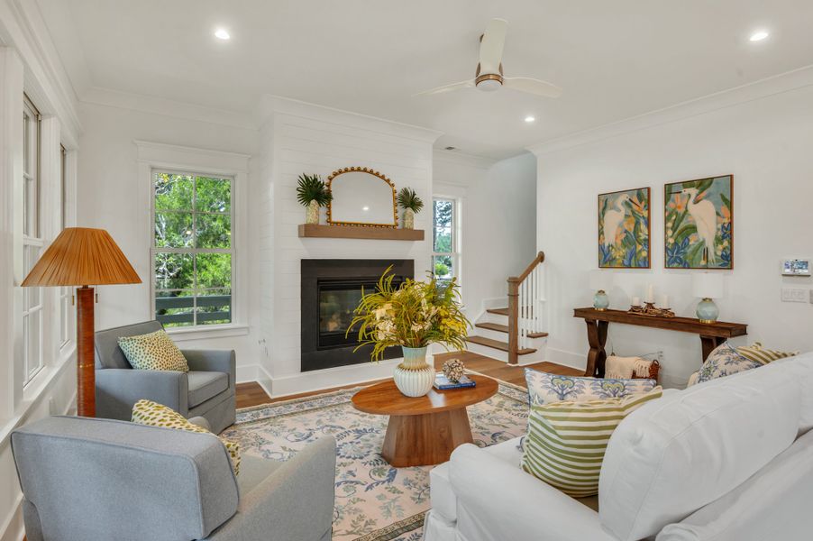 Furnished interior in a model home at Beaufort County Homes in Beaufort (Image 6).