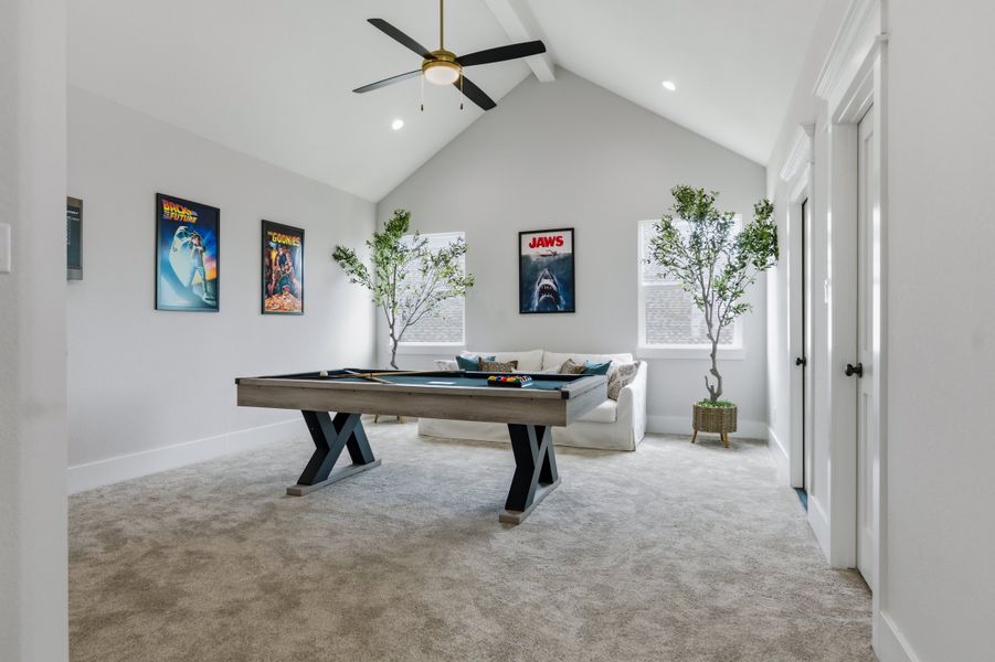 Furnished interior in a model home at Stella Ranch in Bryan (Image 17). Furnished interior in a model home at Stella Ranch in Bryan (Image 17).