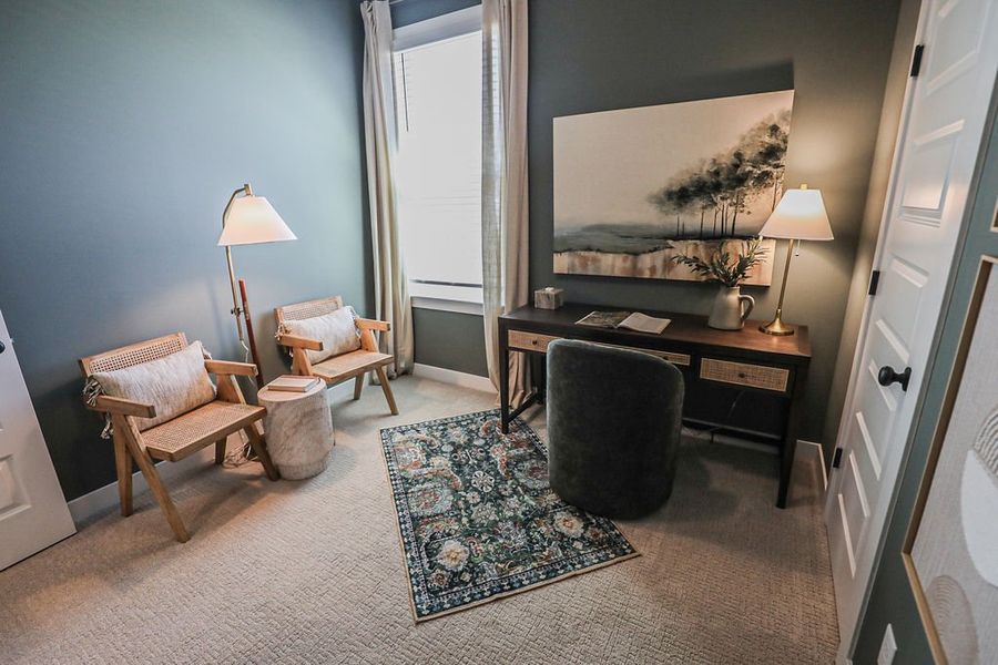 Furnished interior in a model home at Villages of Green Meadows in Munford (Image 54).