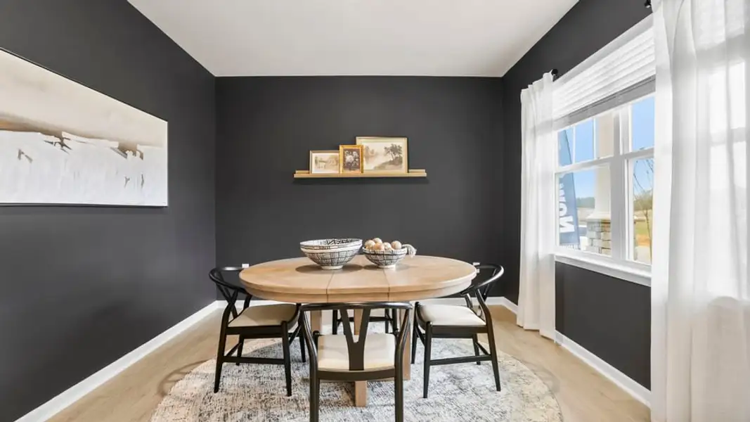 Furnished interior in a model home at Benjamin's Grove in Woodruff (Image 7).