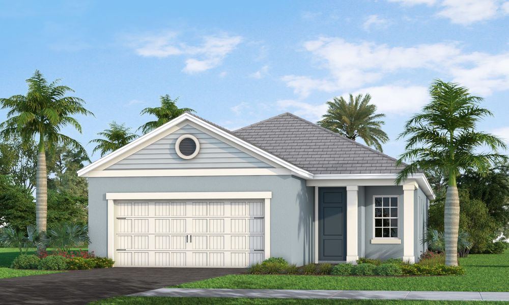Front exterior of a home in the Palmera community, located in Venice, FL (Image 7).
