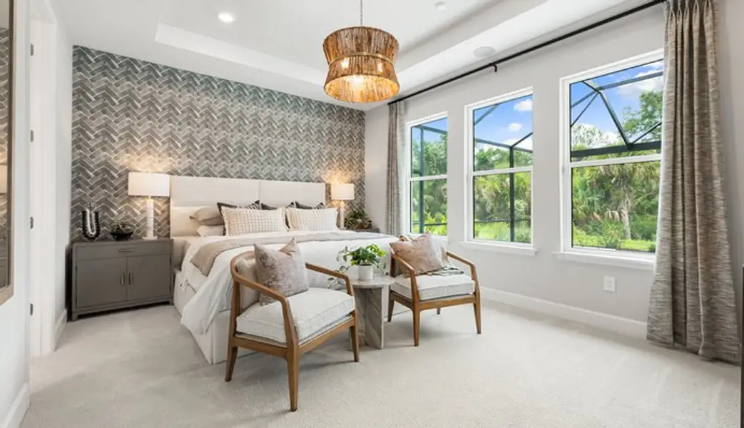 Furnished interior in a model home at Azure at Solaeris in Port St. Lucie (Image 4).