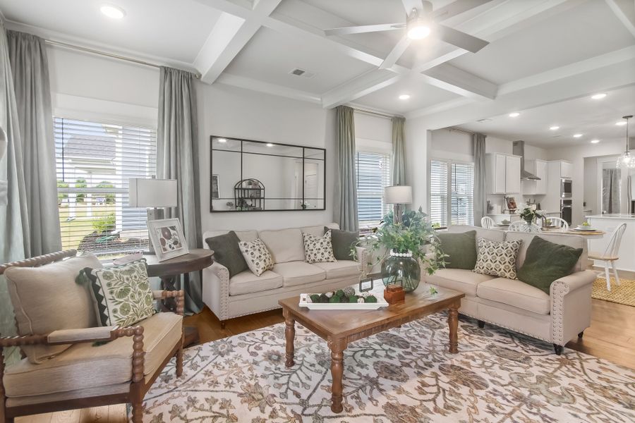 Furnished interior in a model home at Foxbank in Gray Court (Image 26). Furnished interior in a model home at Foxbank in Gray Court (Image 26).