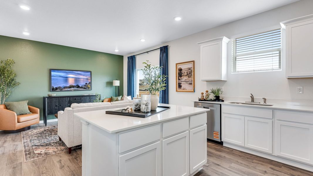 Furnished interior in a model home at The Ridge at Lorson Ranch in Colorado Springs (Image 19).