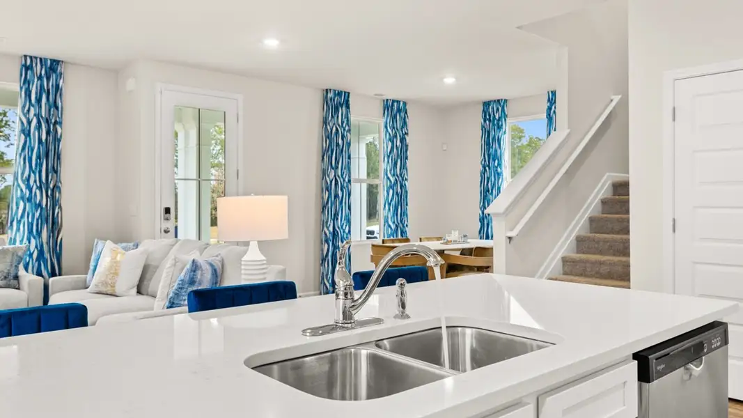 Furnished interior in a model home at Brookland Commons in Monroe (Image 8).