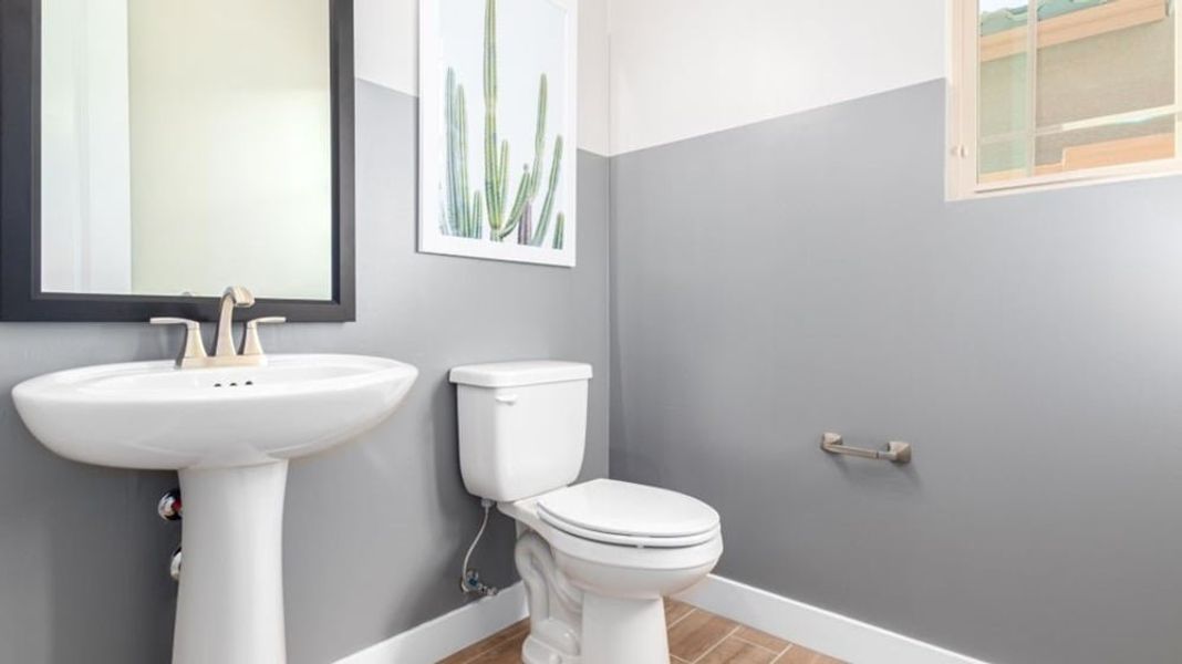 Furnished interior in a model home at Alamar Encore Collection in Avondale (Image 44).