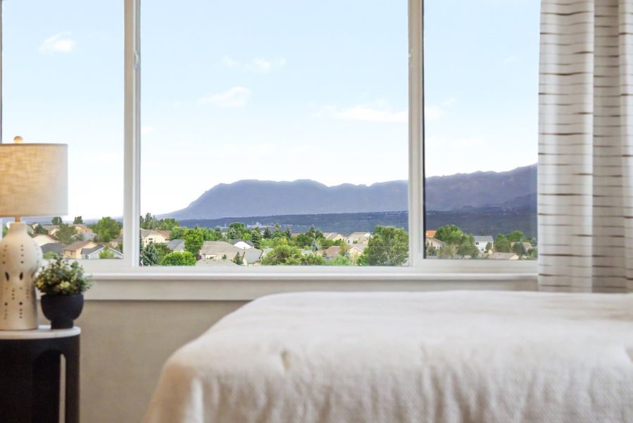 Furnished interior in a model home at Jackson Creek in Monument (Image 91).