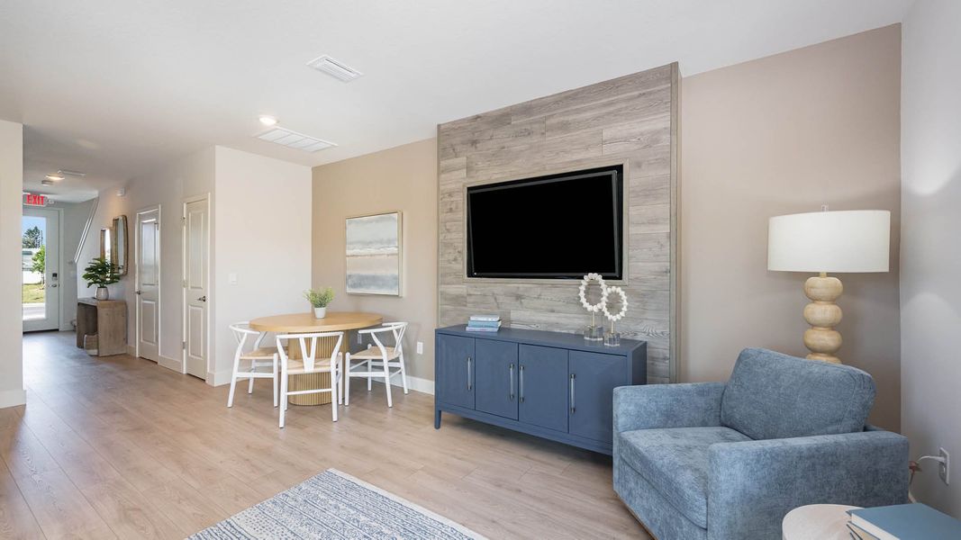 Furnished interior in a model home at Tortuga Cay in Satellite Beach (Image 11). Furnished interior in a model home at Tortuga Cay in Satellite Beach (Image 11).