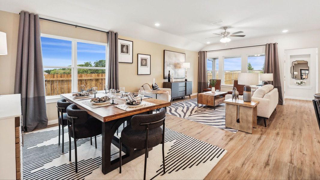 Furnished interior in a model home at Morningside in Josephine (Image 12).