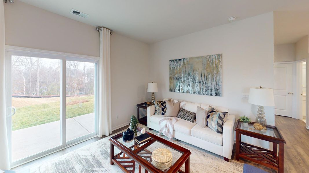 Furnished interior in a model home at Falls at Hickory in Hickory (Image 20). Furnished interior in a model home at Falls at Hickory in Hickory (Image 20).