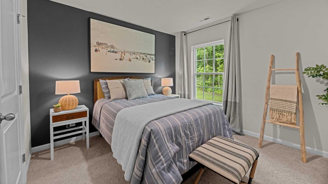 Furnished interior in a model home at Madeline Farm in New Bern (Image 12).