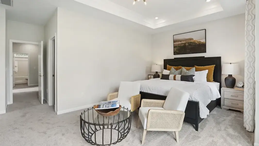 The Braselton II Primary Bedroom | Pineworth Landing | Macon, GA
