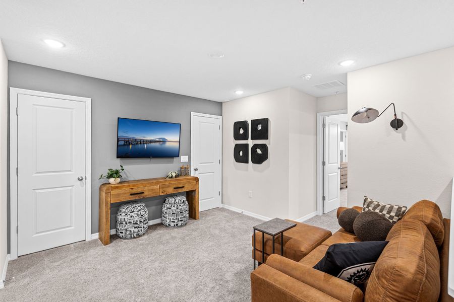 Furnished interior in a model home at Shenandoah Reserve in Orlando (Image 29).