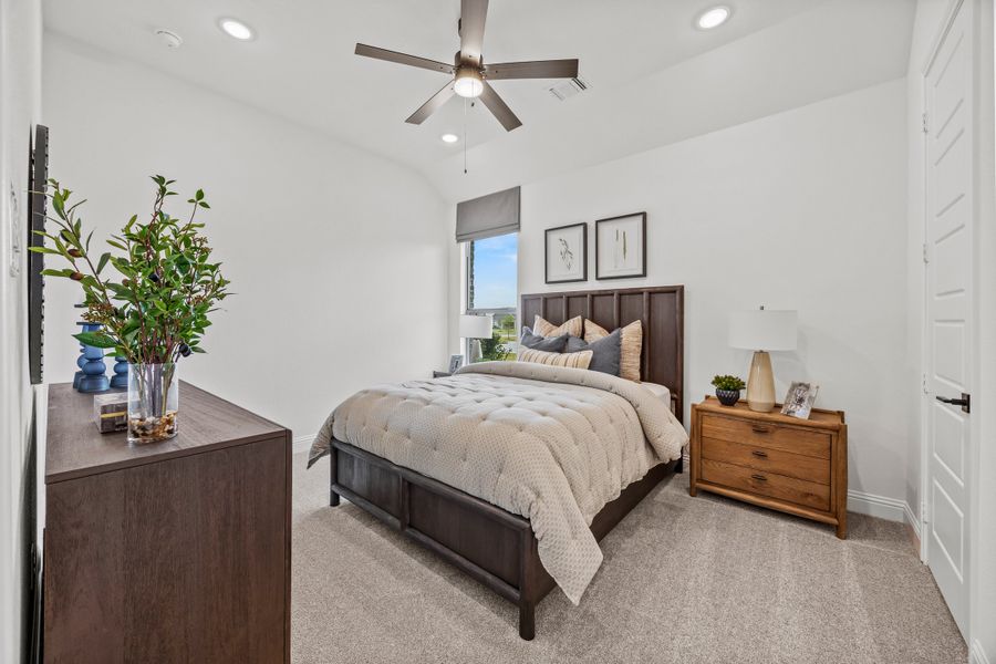 Furnished interior in a model home at Paloma Ranch in New Fairview (Image 27).