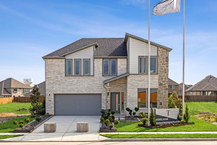 Devonshire Claret Model Home in Forney TX by Trophy Signature Homes Devonshire Claret Model Home in Forney TX by Trophy Signature Homes