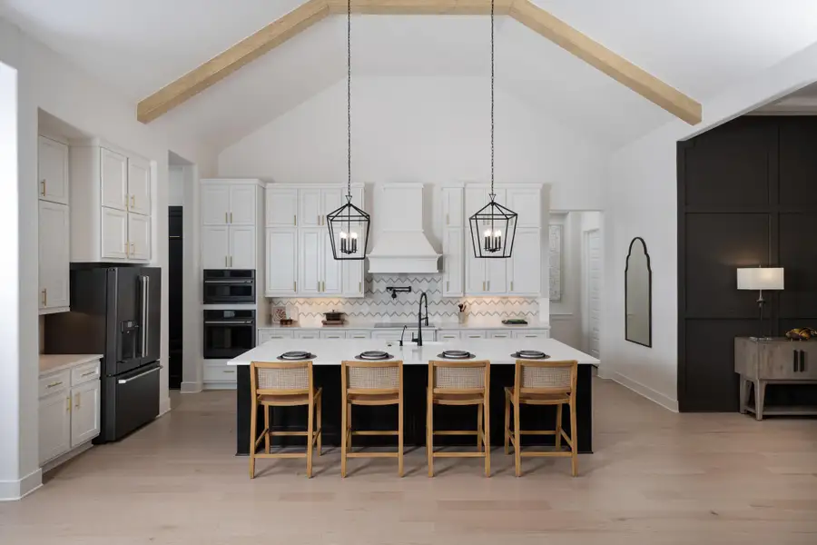 Furnished interior in a model home at Waldsanger in New Braunfels (Image 7).