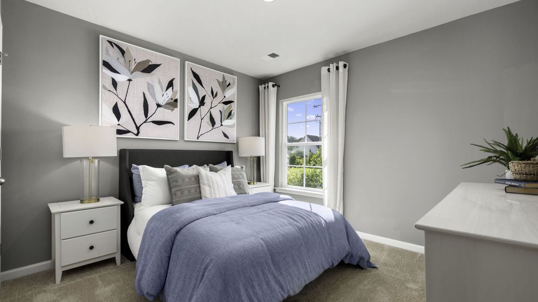 Furnished interior in a model home at Lacy Farm in Graham (Image 6). Furnished interior in a model home at Lacy Farm in Graham (Image 6).