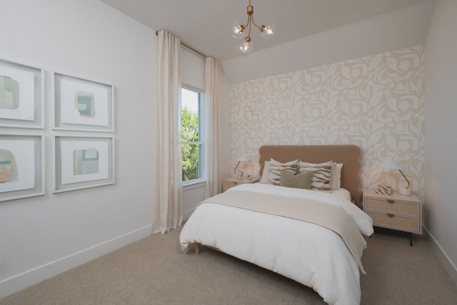 Furnished interior in a model home at Megan's Landing in Castroville (Image 7). Furnished interior in a model home at Megan's Landing in Castroville (Image 7).