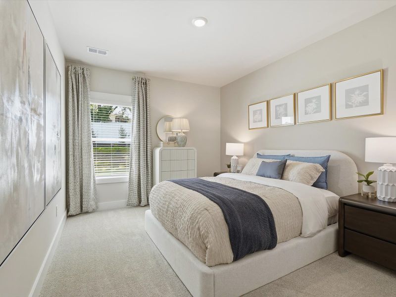 Furnished interior in a model home at Crossing at Abner Creek in Greer (Image 17).