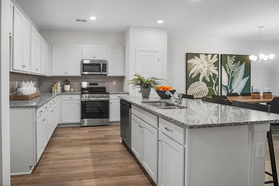 Furnished interior in a model home at Ironhorse in Dickson (Image 6).