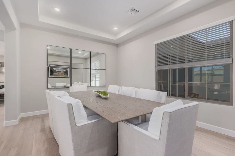 Furnished interior in a model home at Bellero Estates in Queen Creek (Image 9).