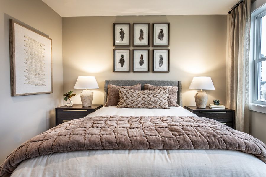 Furnished interior in a model home at The Paddocks at Doc Hughes in Buford (Image 15).