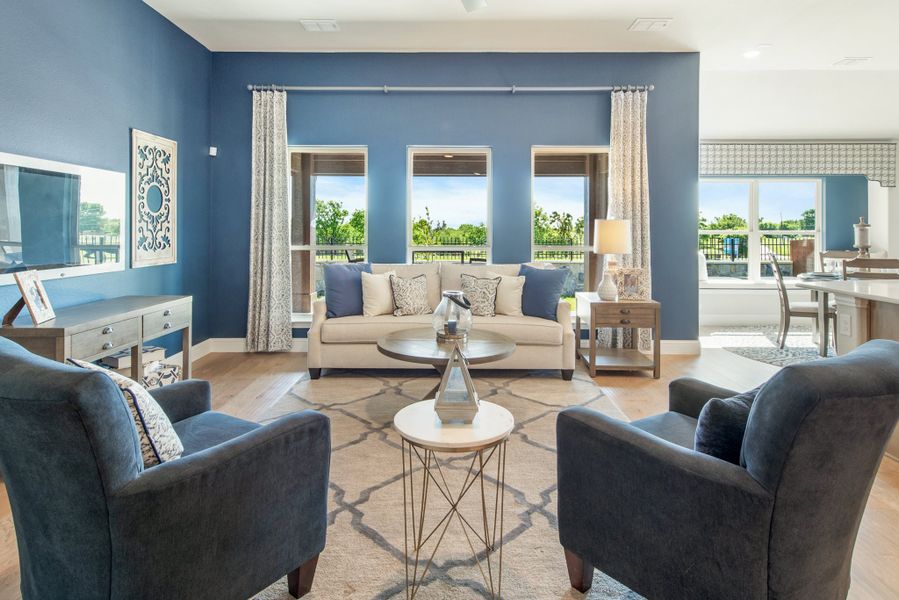Family Room. Bloomfield Homes - New Homes in Dallas Fort Worth, Texas