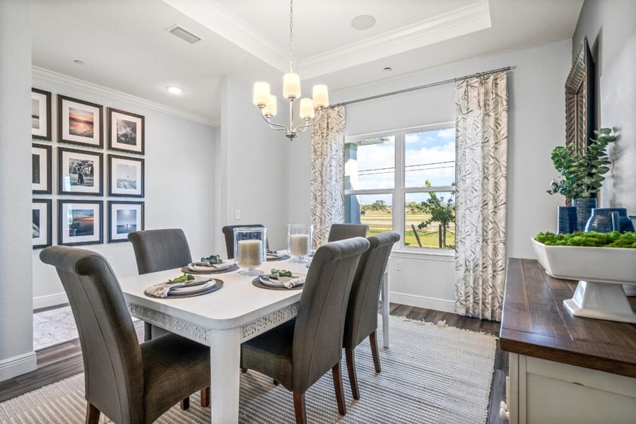 Furnished interior in a model home at Cape Coral in Cape Coral (Image 4).