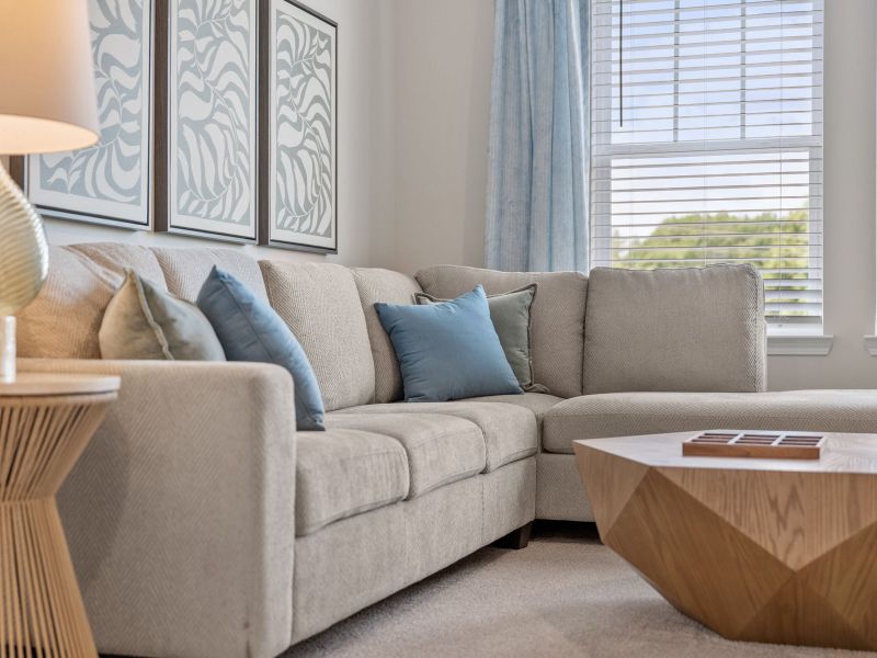 Furnished interior in a model home at Manning Mill in Adairsville (Image 16). Furnished interior in a model home at Manning Mill in Adairsville (Image 16).