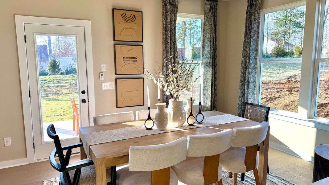 Furnished interior in a model home at Ridgewood in Shelbyville (Image 3). Furnished interior in a model home at Ridgewood in Shelbyville (Image 3).