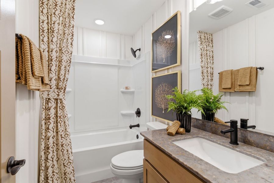Furnished interior in a model home at Terrapin in Leland (Image 48). Furnished interior in a model home at Terrapin in Leland (Image 48).