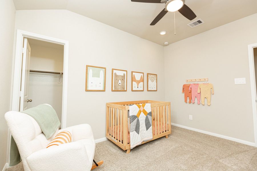 Furnished interior in a model home at Montgomery Ridge in Montgomery (Image 5).