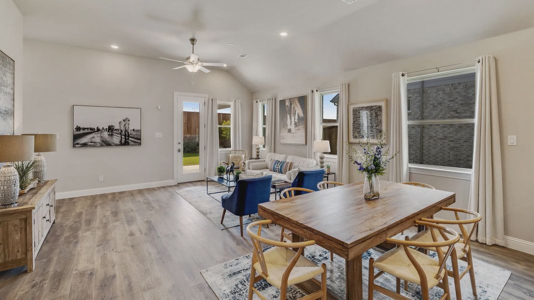 Furnished interior in a model home at Anna Ranch in Anna (Image 38). Furnished interior in a model home at Anna Ranch in Anna (Image 38).